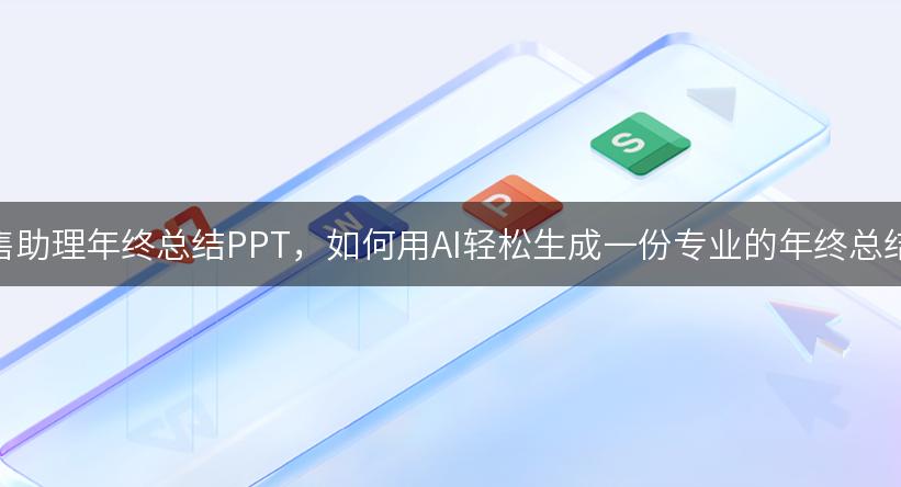 销售助理年终总结PPT，如何用AI轻松生成一份专业的年终总结！