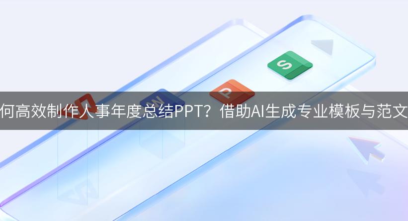 如何高效制作人事年度总结PPT？借助AI生成专业模板与范文！