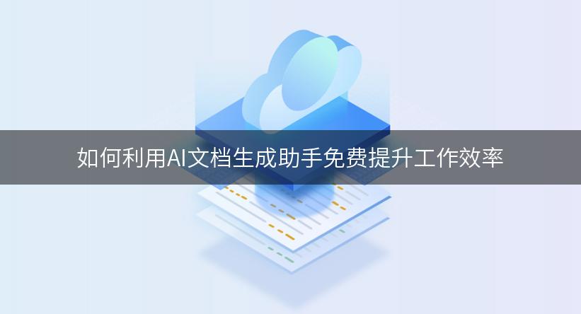 如何利用AI文档生成助手免费提升工作效率